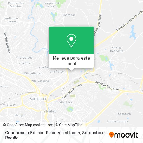Condominio Edificio Residencial Isafer mapa