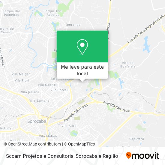 Sccam Projetos e Consultoria mapa