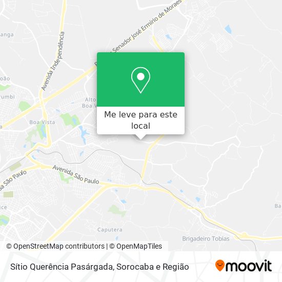 Sítio Querência Pasárgada mapa