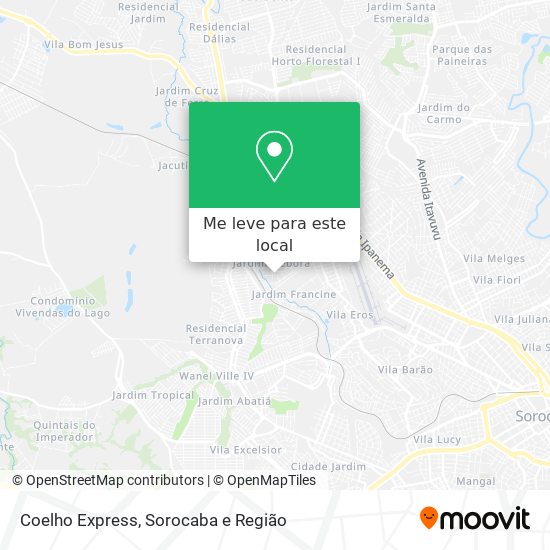 Coelho Express mapa