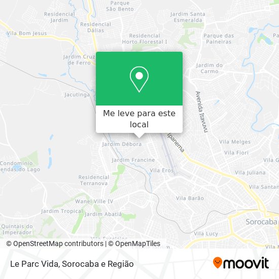Le Parc Vida mapa