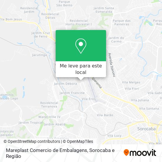 Mareplast Comercio de Embalagens mapa
