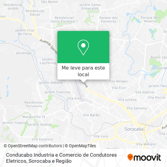 Conducabo Industria e Comercio de Condutores Eletricos mapa