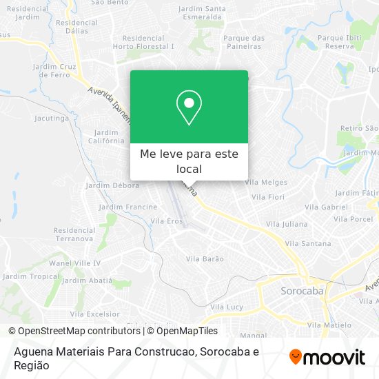 Aguena Materiais Para Construcao mapa