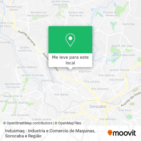 Indusmaq - Industria e Comercio de Maquinas mapa