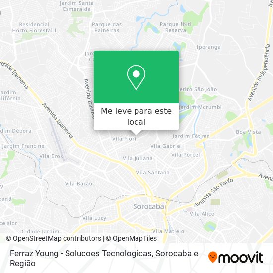 Ferraz Young - Solucoes Tecnologicas mapa