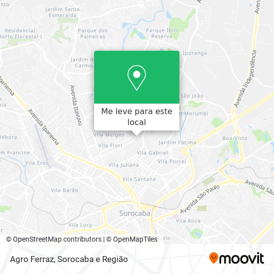 Agro Ferraz mapa