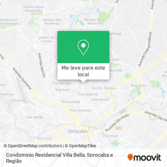 Condominio Residencial Villa Bella mapa