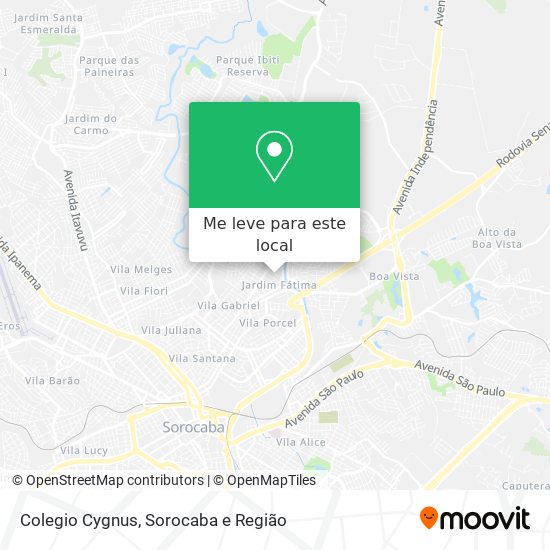 Colegio Cygnus mapa