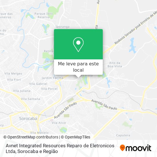 Avnet Integrated Resources Reparo de Eletronicos Ltda mapa