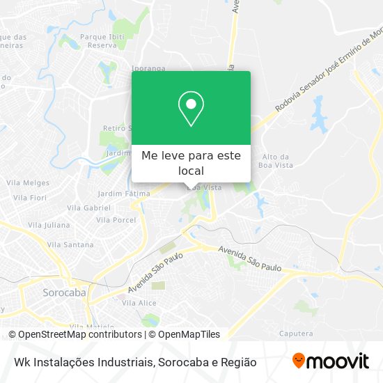 Wk Instalações Industriais mapa