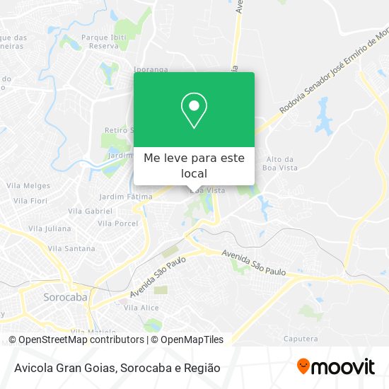 Avicola Gran Goias mapa