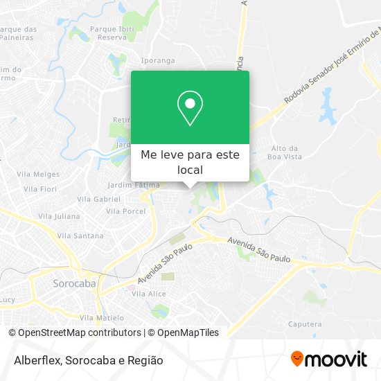 Alberflex mapa