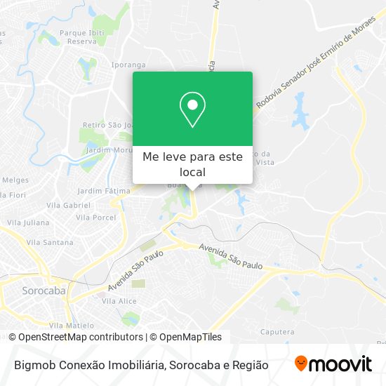 Bigmob Conexão Imobiliária mapa