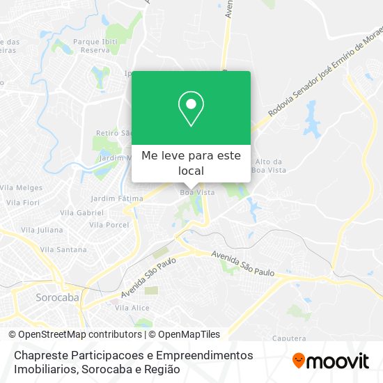 Chapreste Participacoes e Empreendimentos Imobiliarios mapa