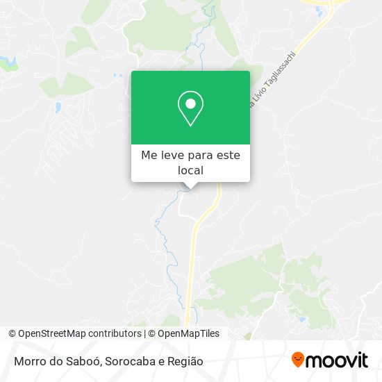 Morro do Saboó mapa