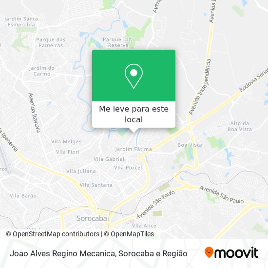 Joao Alves Regino Mecanica mapa