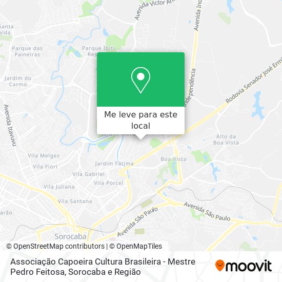 Associação Capoeira Cultura Brasileira - Mestre Pedro Feitosa mapa