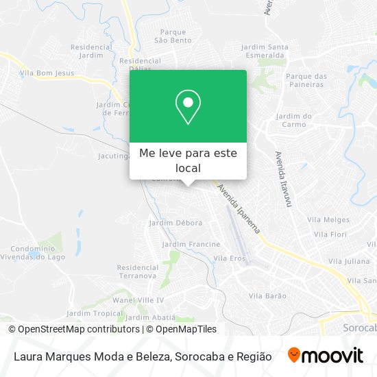 Laura Marques Moda e Beleza mapa