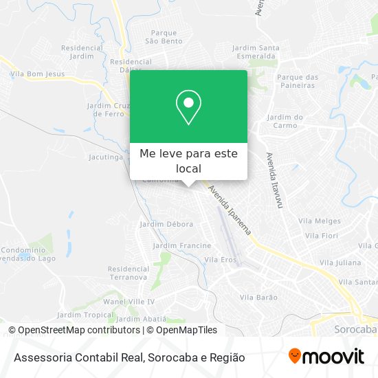 Assessoria Contabil Real mapa