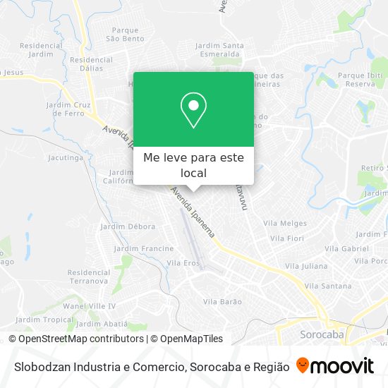 Slobodzan Industria e Comercio mapa