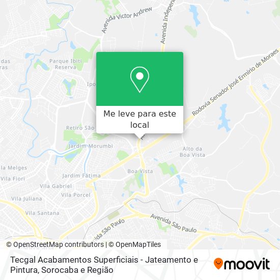 Tecgal Acabamentos Superficiais - Jateamento e Pintura mapa