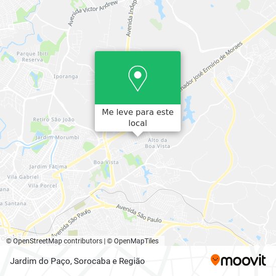 Jardim do Paço mapa