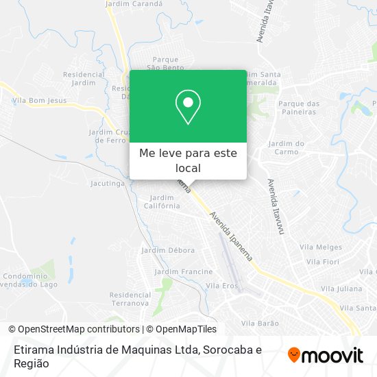 Etirama Indústria de Maquinas Ltda mapa