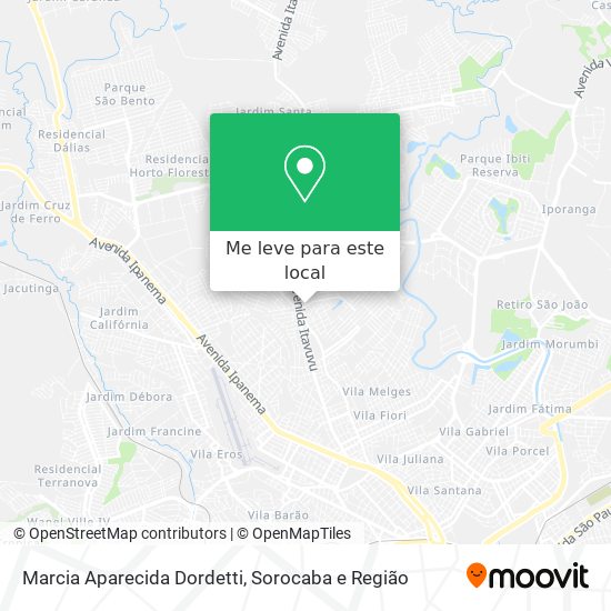 Marcia Aparecida Dordetti mapa