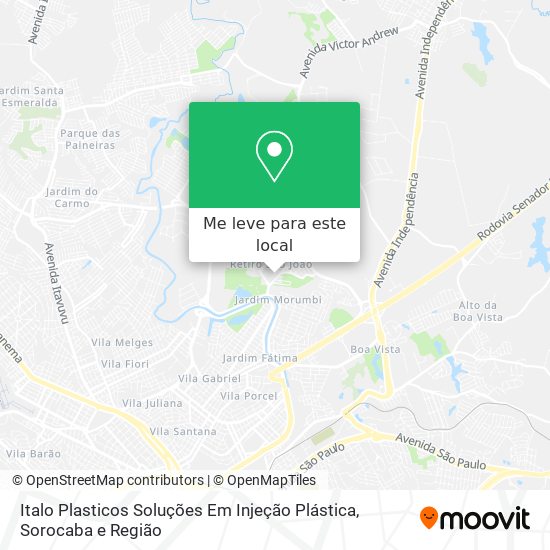 Italo Plasticos Soluções Em Injeção Plástica mapa