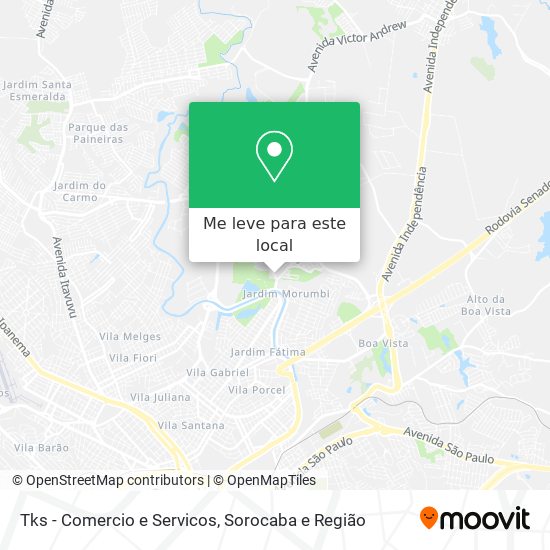 Tks - Comercio e Servicos mapa