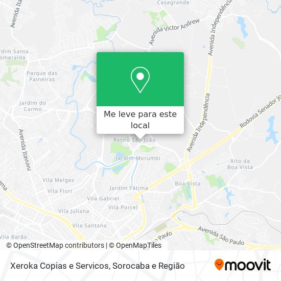 Xeroka Copias e Servicos mapa