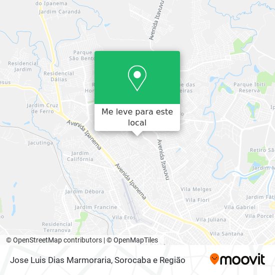 Jose Luis Dias Marmoraria mapa