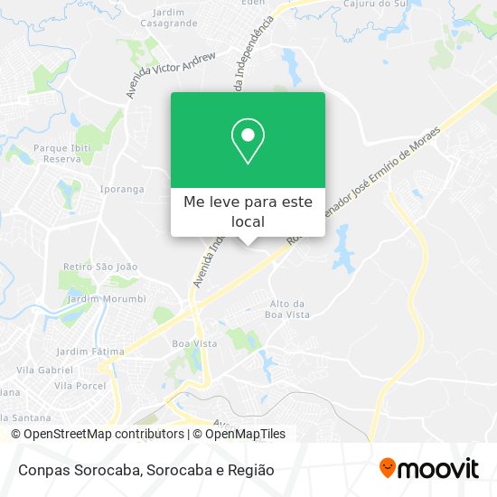 Conpas Sorocaba mapa