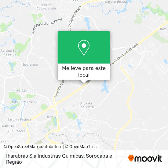 Iharabras S a Industrias Quimicas mapa