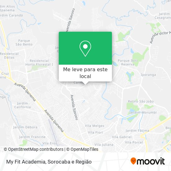 My Fit Academia mapa