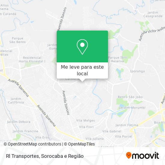 Rl Transportes mapa