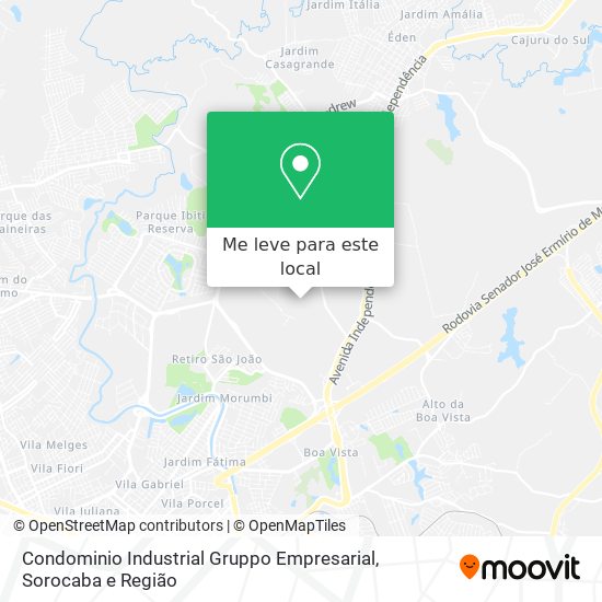Condominio Industrial Gruppo Empresarial mapa
