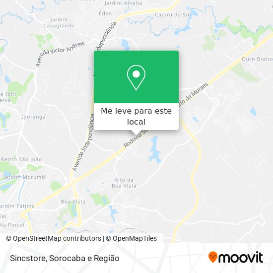 Sincstore mapa