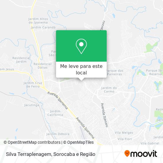 Silva Terraplenagem mapa
