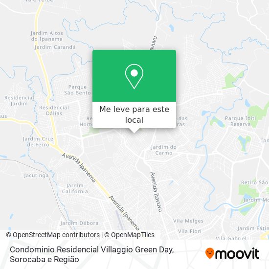 Condominio Residencial Villaggio Green Day mapa