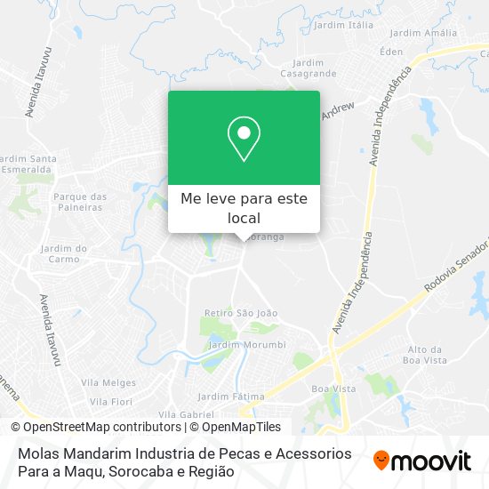 Molas Mandarim Industria de Pecas e Acessorios Para a Maqu mapa