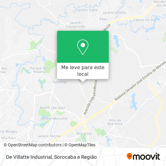 De Villatte Industrial mapa