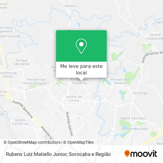 Rubens Luiz Matiello Junior mapa