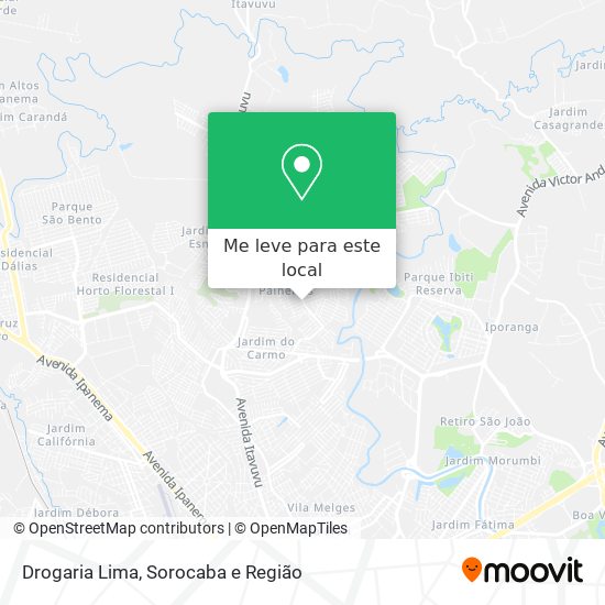 Drogaria Lima mapa