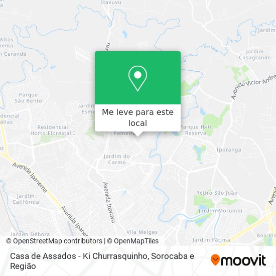 Casa de Assados - Ki Churrasquinho mapa