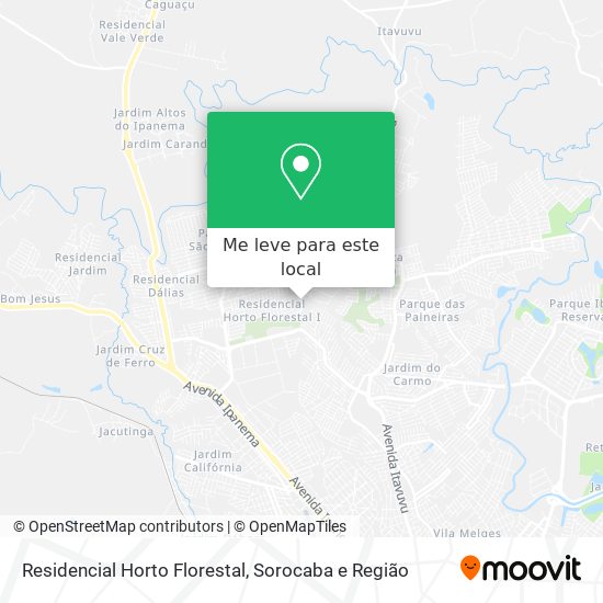 Residencial Horto Florestal mapa