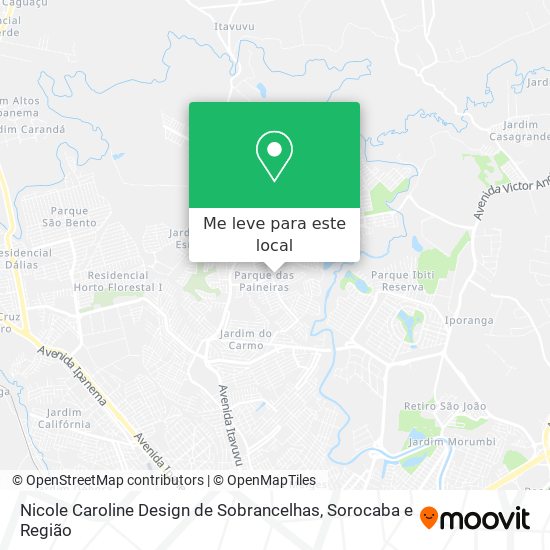 Nicole Caroline Design de Sobrancelhas mapa