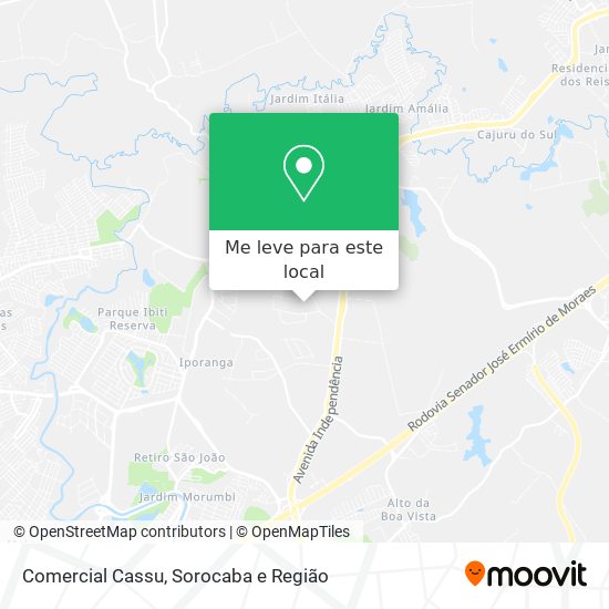 Comercial Cassu mapa