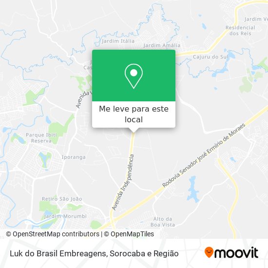 Luk do Brasil Embreagens mapa
